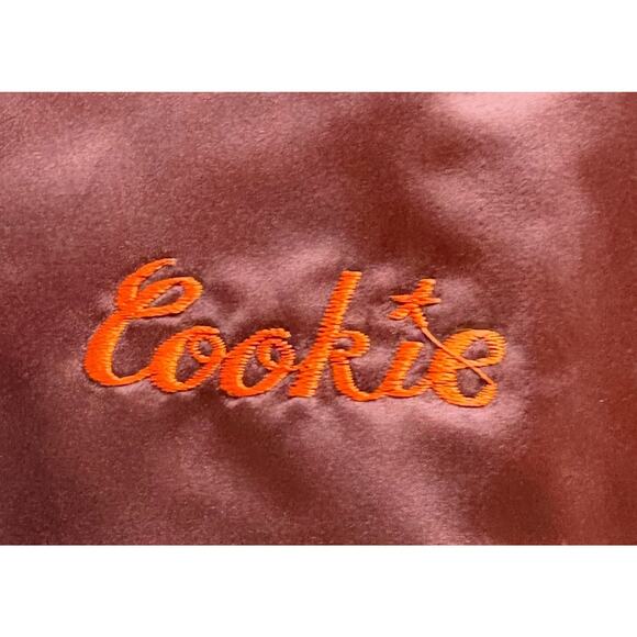 Cleveland Browns NFL Cut Tag Satin Jacket Men’s Medium Cookie - Picture 6 of 6